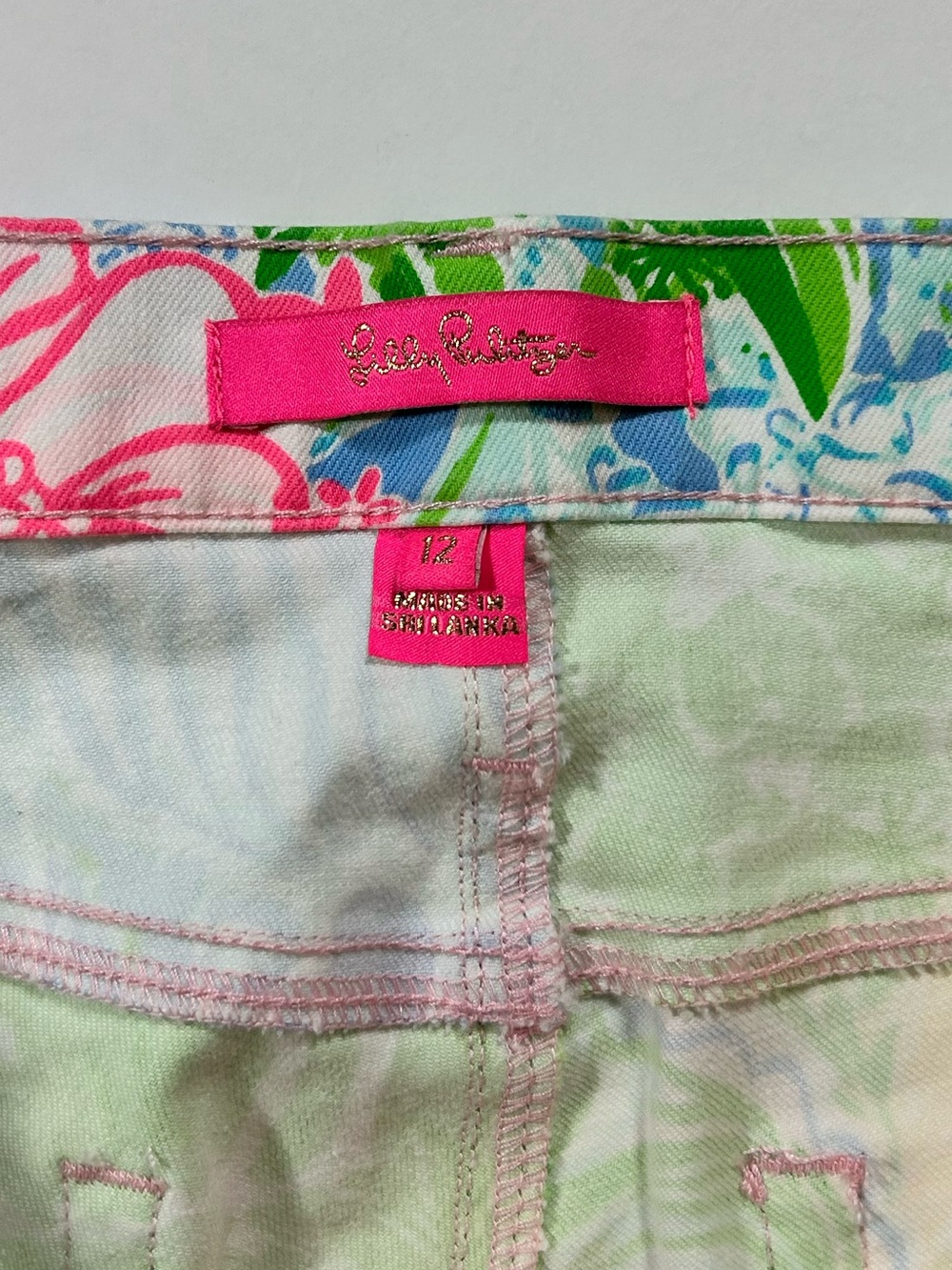 Women’s NWOT Lilly Pulitzer South Ocean Skinny pants vibrant colorful size 12 - Picture 4 of 8